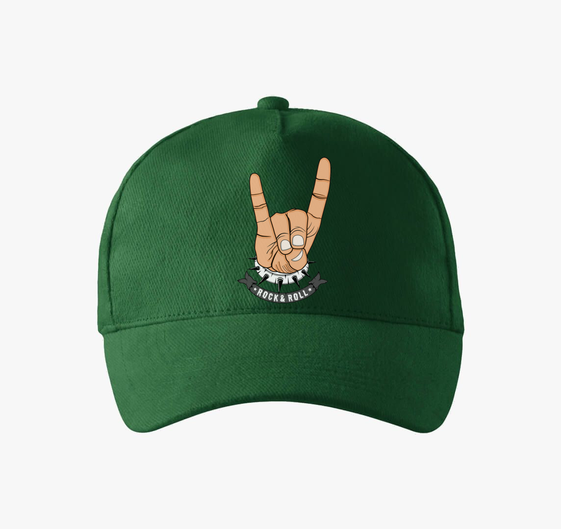 Rock and Roll 2.0 baseball sapka — Üvegzöld