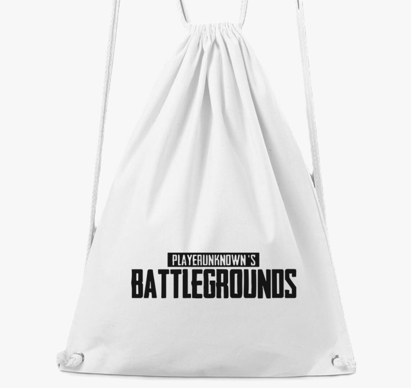 PUBG logo tornazsák — Fehér