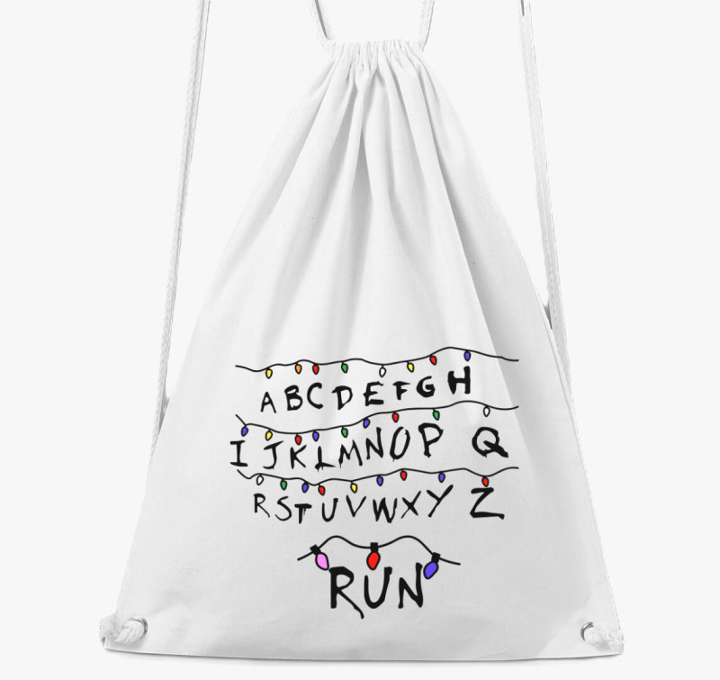Stranger Thing Run tornazsák — Fehér