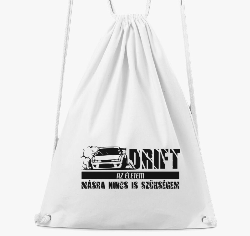 Drift az életem tornazsák — Fehér
