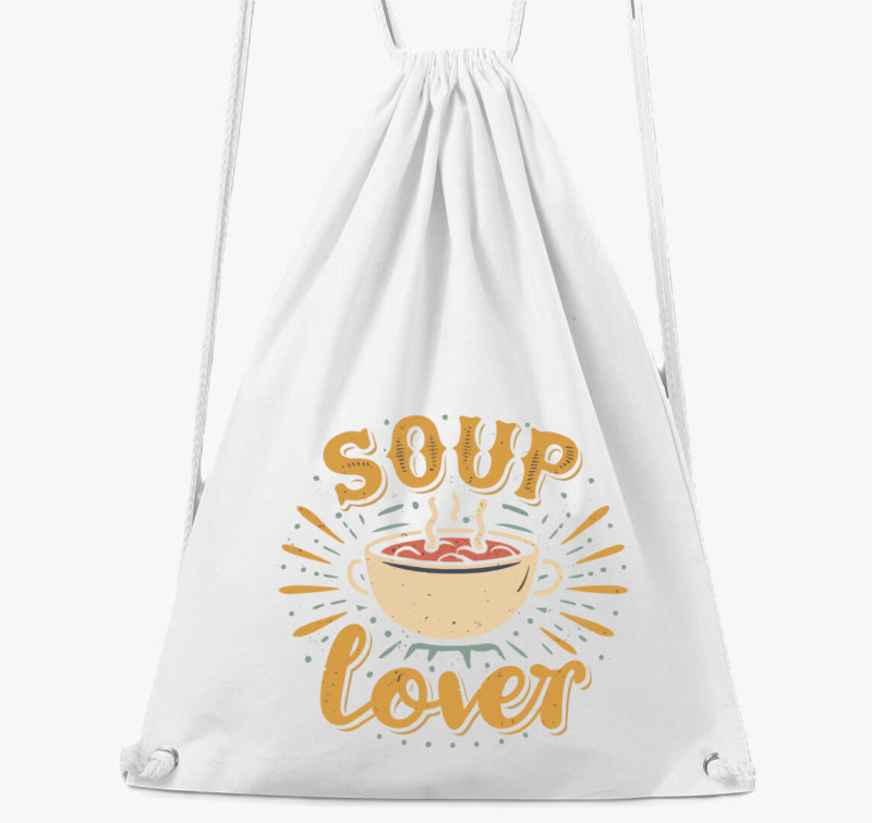 Soup Lover tornazsák — Fehér