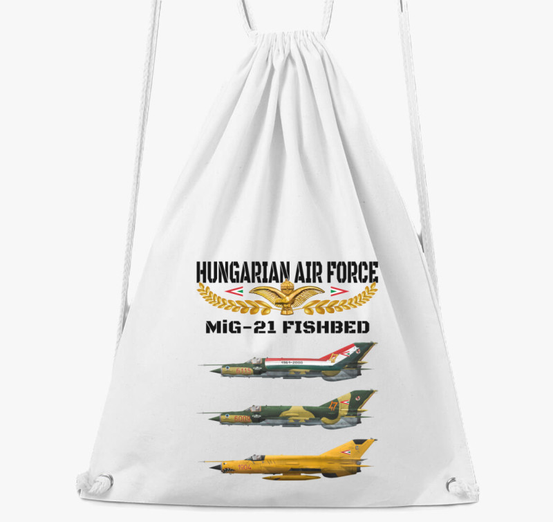 Aranysas MiG-21 2 tornazsák — Fehér
