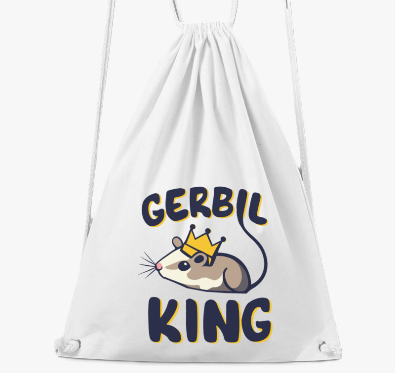 Gerbil king tornazsák — Fehér