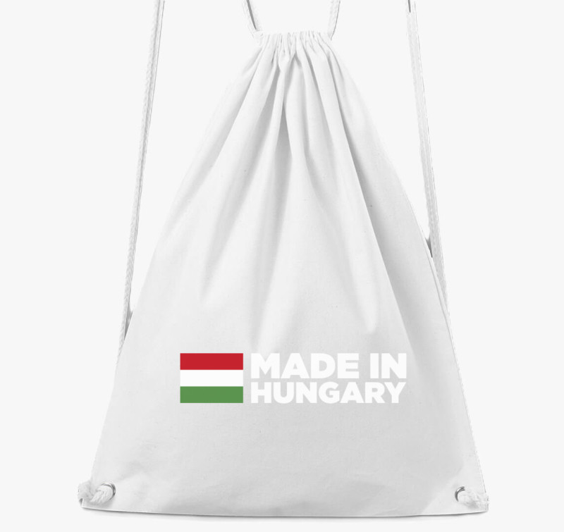 Made in Hungary tornazsák — Fehér