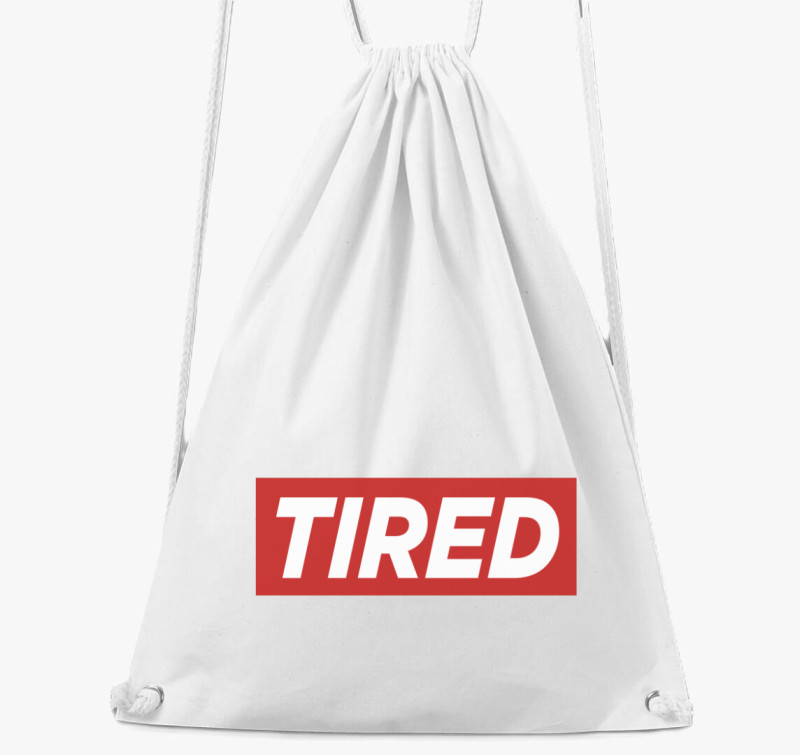 Tired Fáradt divat tornazsák — Fehér