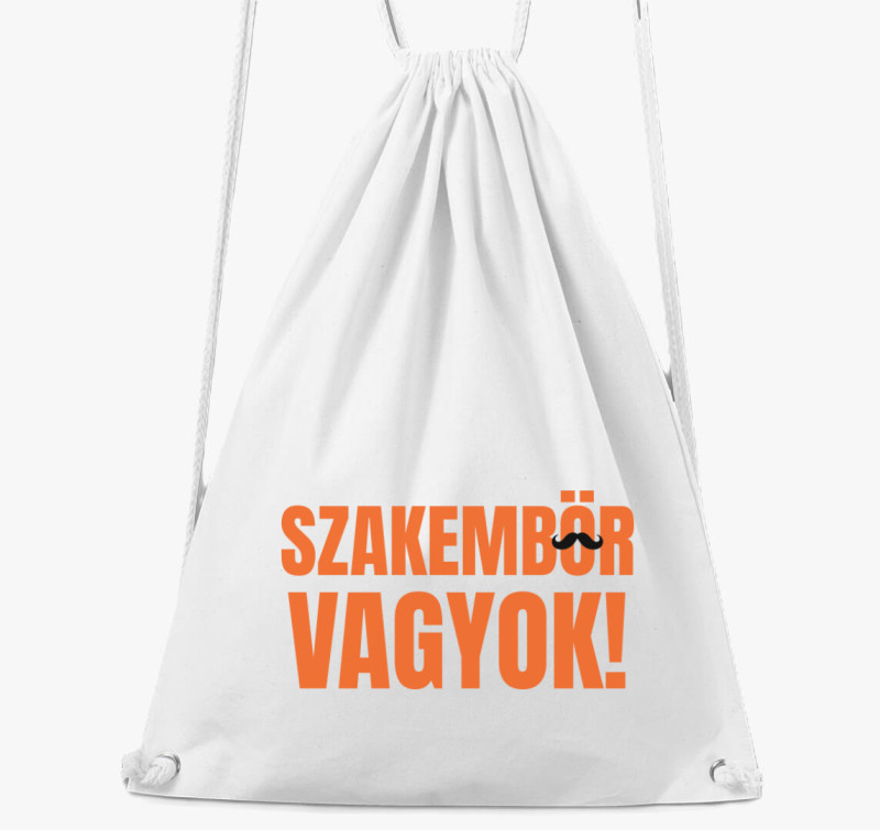 Szakembör vagyok tornazsák — Fehér