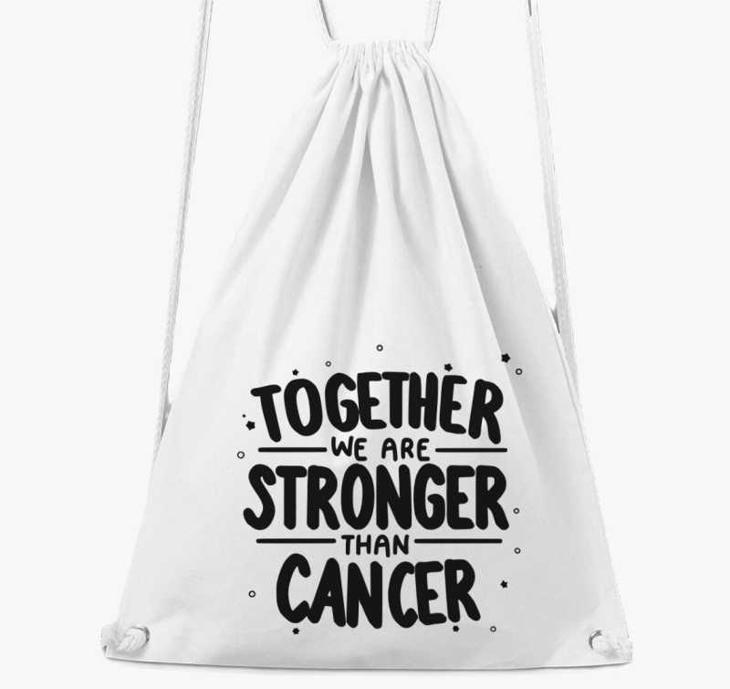 Stronger than cancer tornazsák — Fehér