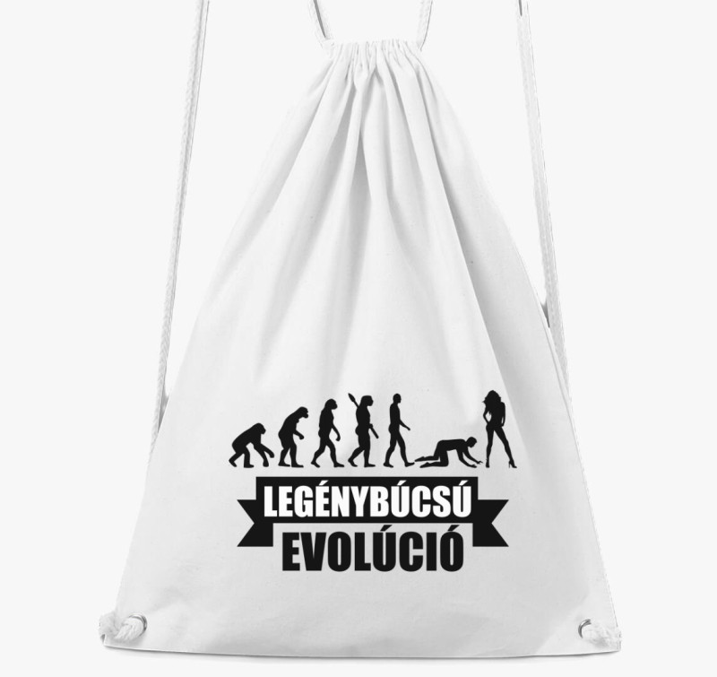 Legénybúcsú evolúció tornazsák — Fehér