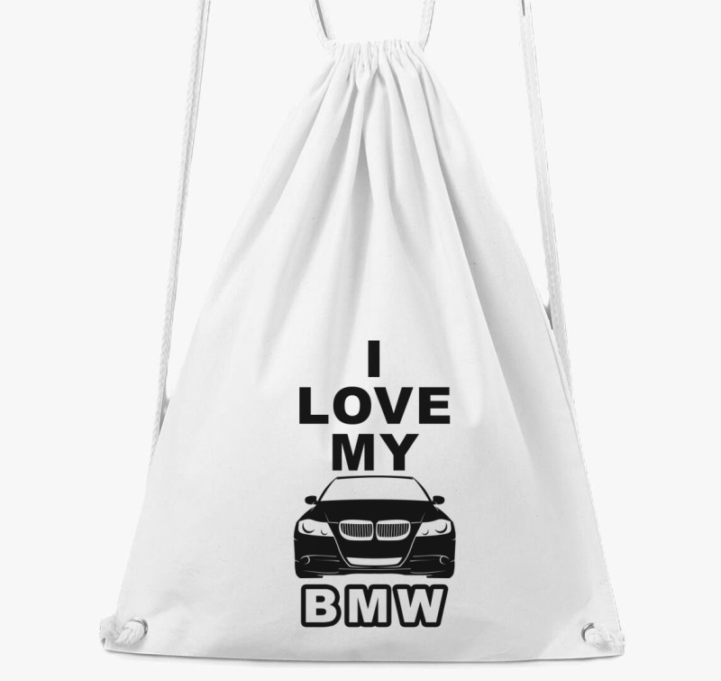 I love my BMW tornazsák — Fehér
