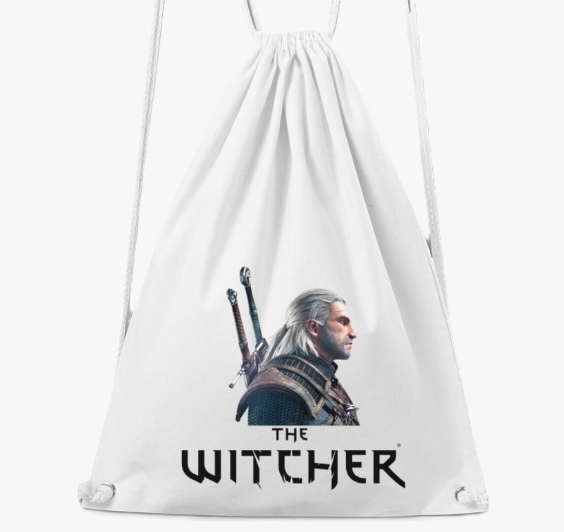 The Witcher gamer tornazsák — Fehér