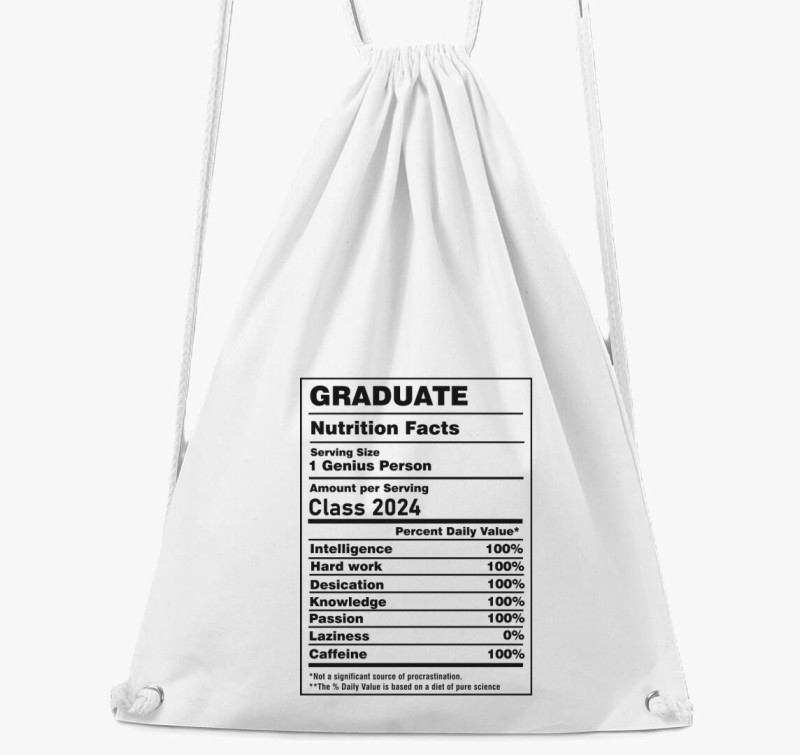 Graduate tornazsák — Fehér