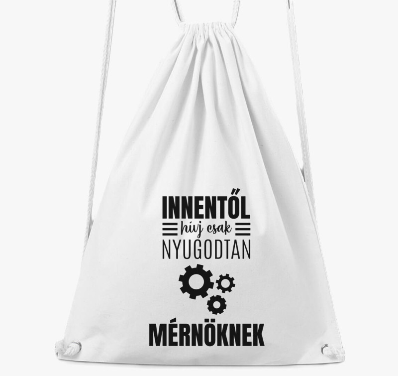 Hívj mérnöknek tornazsák — Fehér