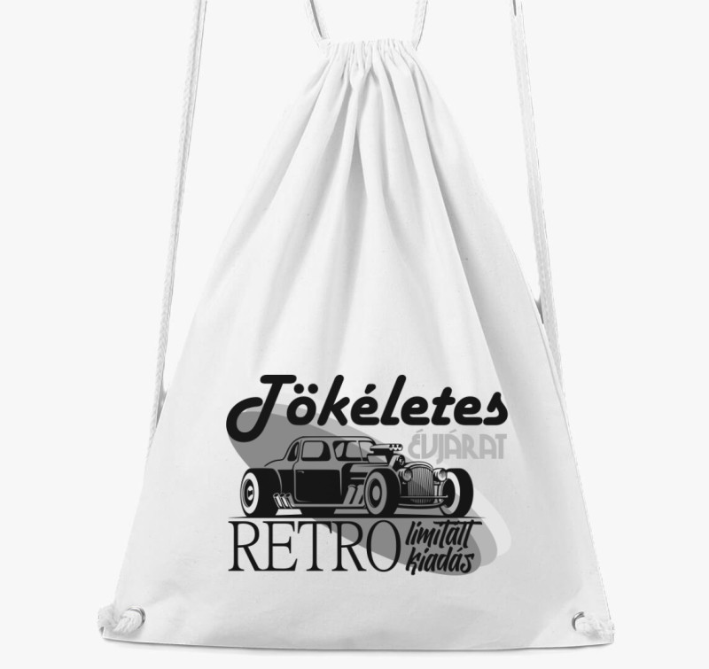 Retro tökéletes évjárat tornazsák — Fehér