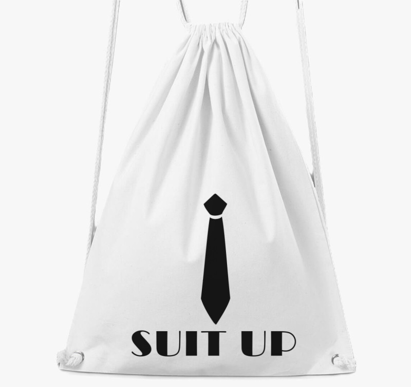 SUIT UP simple tornazsák — Fehér