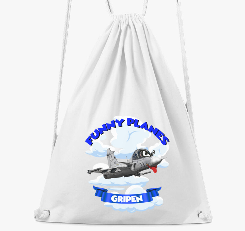 JAS-39 funny tornazsák — Fehér