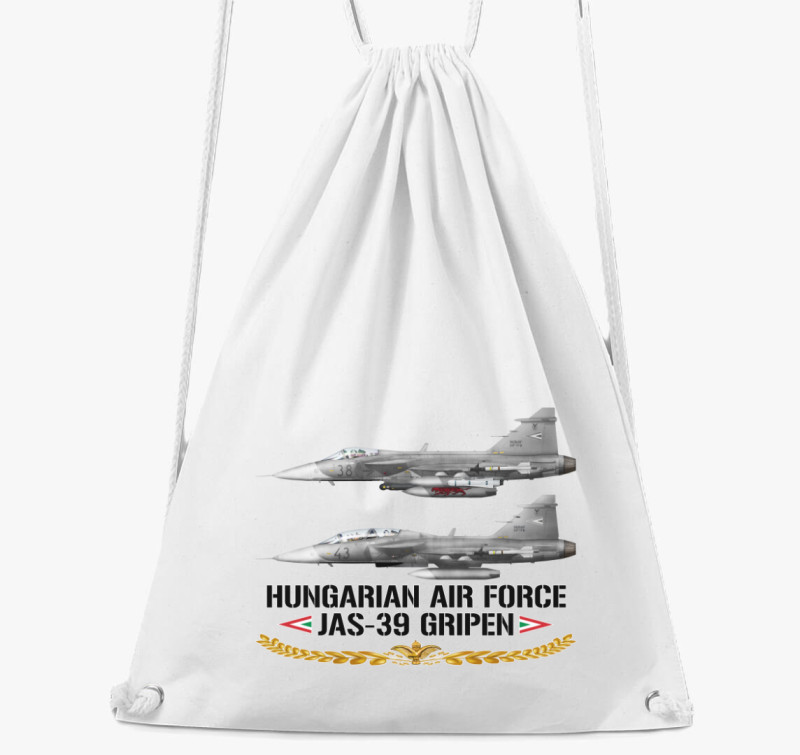 JAS-39 aranysas 2 tornazsák — Fehér