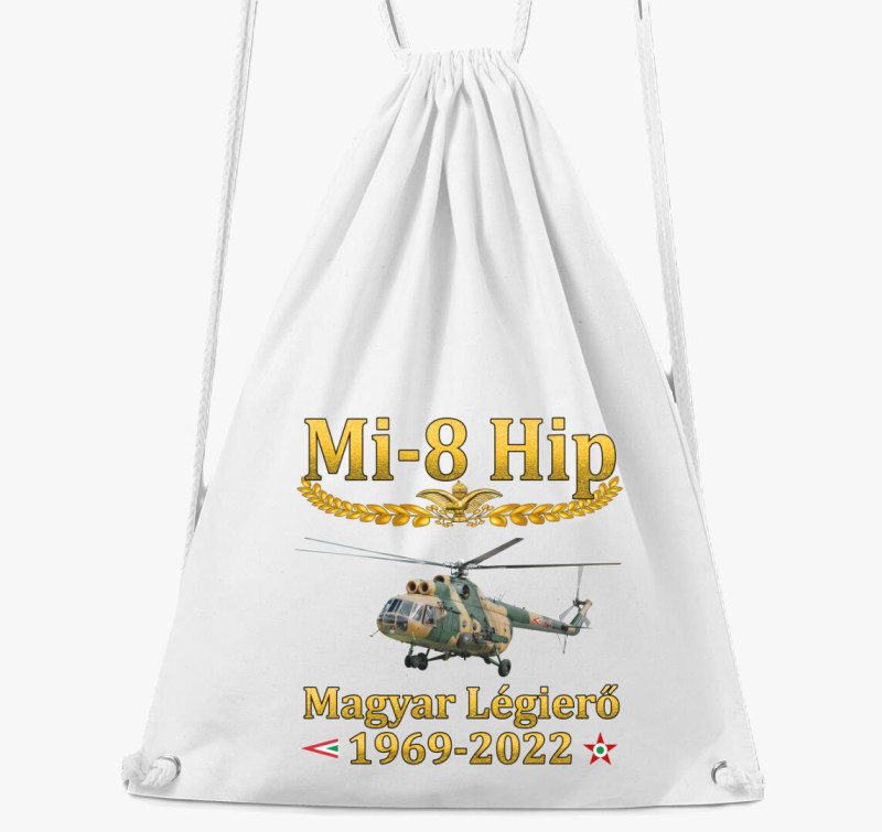 Mi-8 emlék tornazsák — Fehér