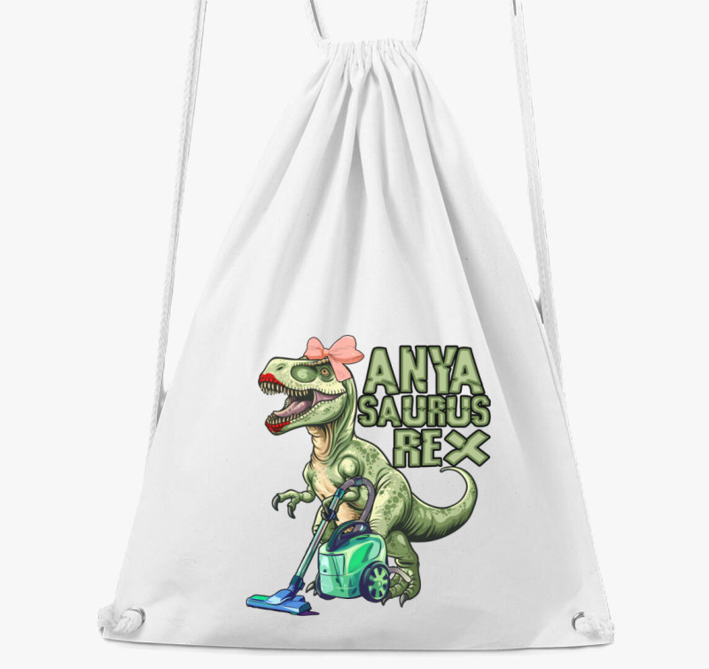 Anya saurus rex tornazsák — Fehér