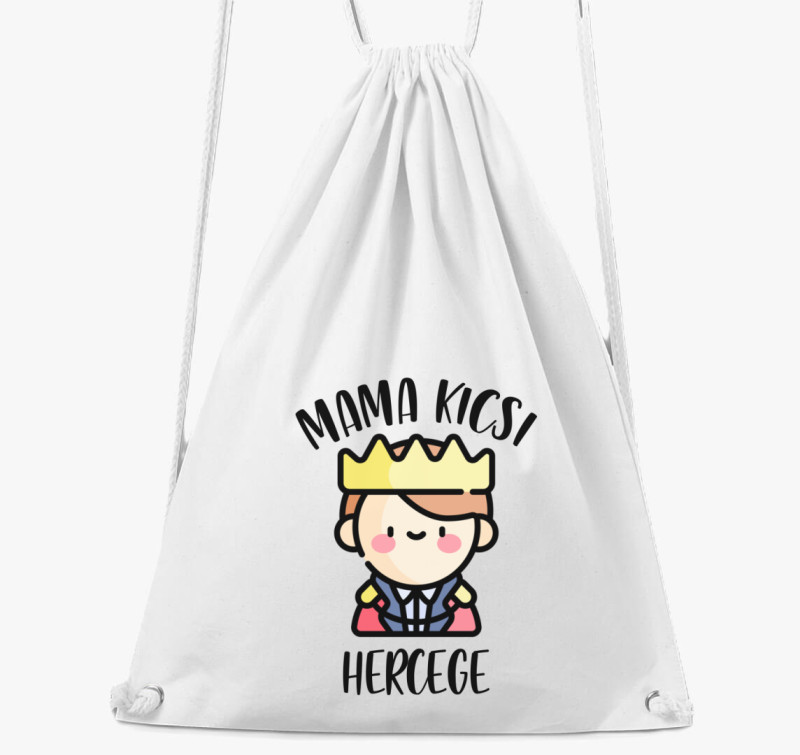 Mama kicsi hercege tornazsák — Fehér
