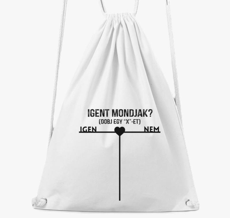 Igent mondjak ? tornazsák — Fehér