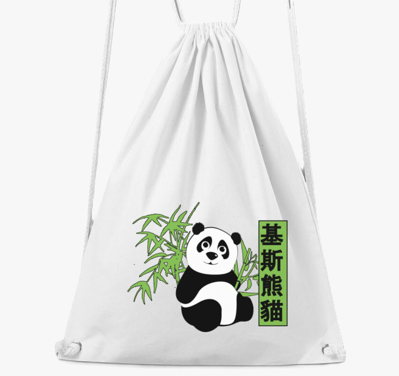 Kis Panda tornazsák — Fehér