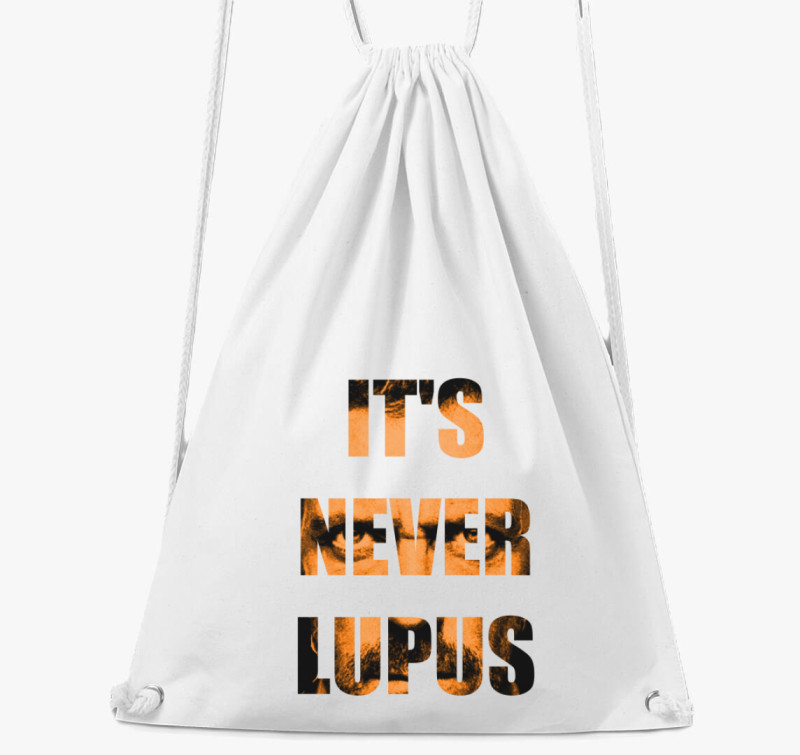 Soha Nem Lupusz tornazsák — Fehér
