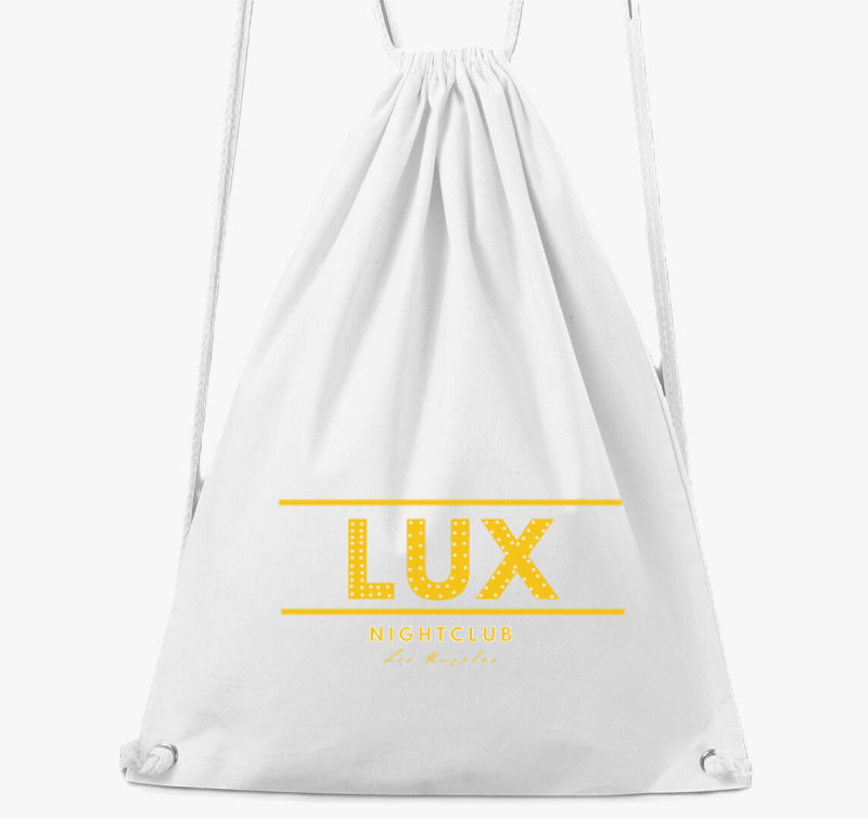Lux Nightclub tornazsák — Fehér
