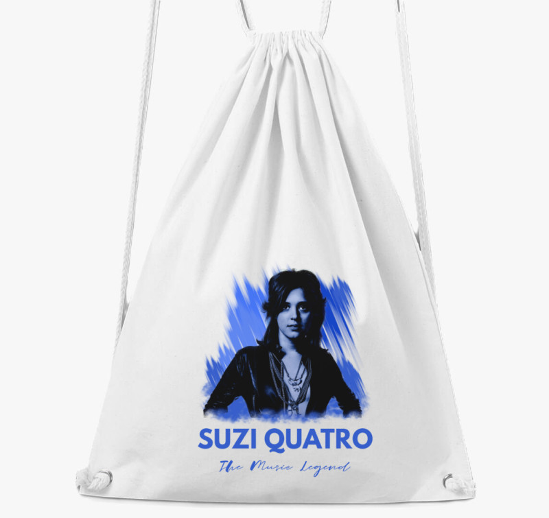 Suzi Quatro tornazsák — Fehér