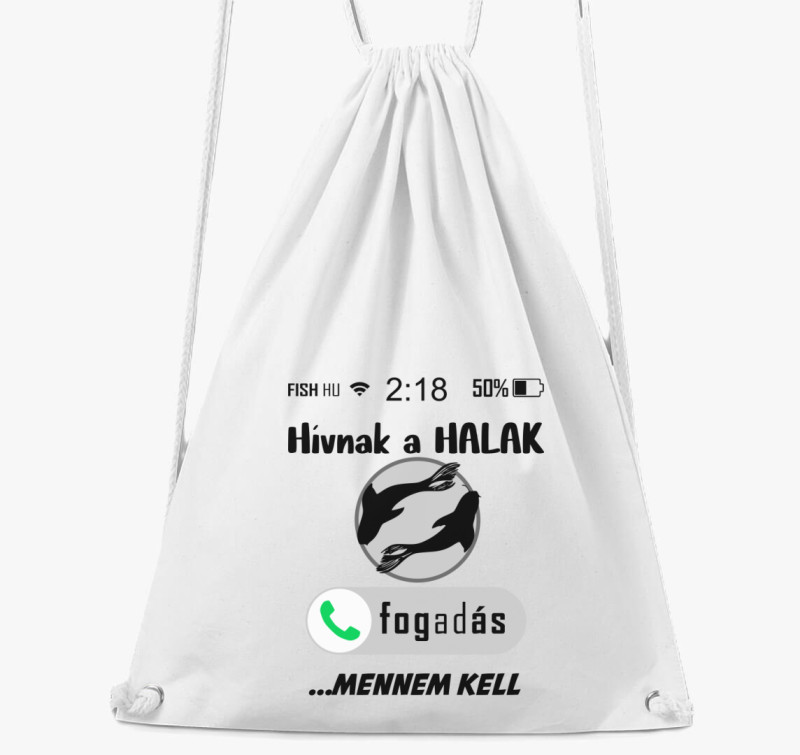 Hívnak a halak tornazsák — Fehér