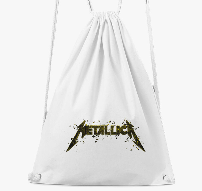 Metallica Repedezett Logó tornazsák — Fehér
