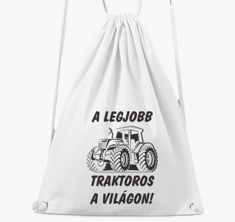 A legjobb traktoros a világon tornazsák — Fehér