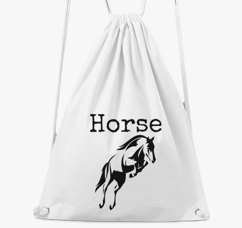 Horse feliratos 2 tornazsák — Fehér