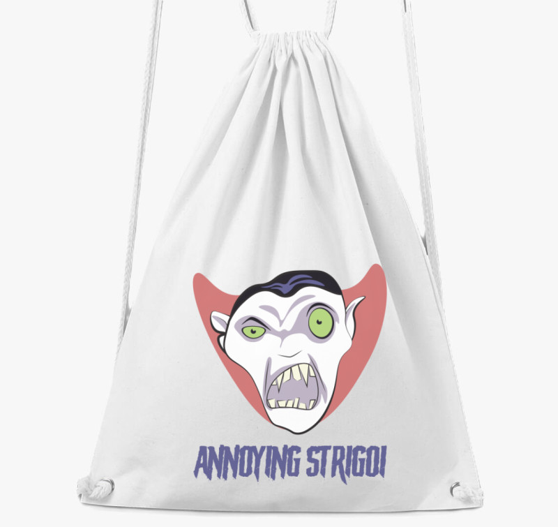 Annoying Strigoi Logo tornazsák — Fehér
