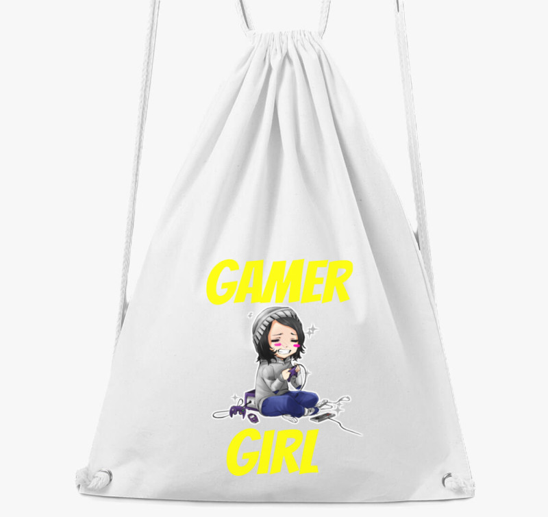 Gamer Girl v2 tornazsák — Fehér