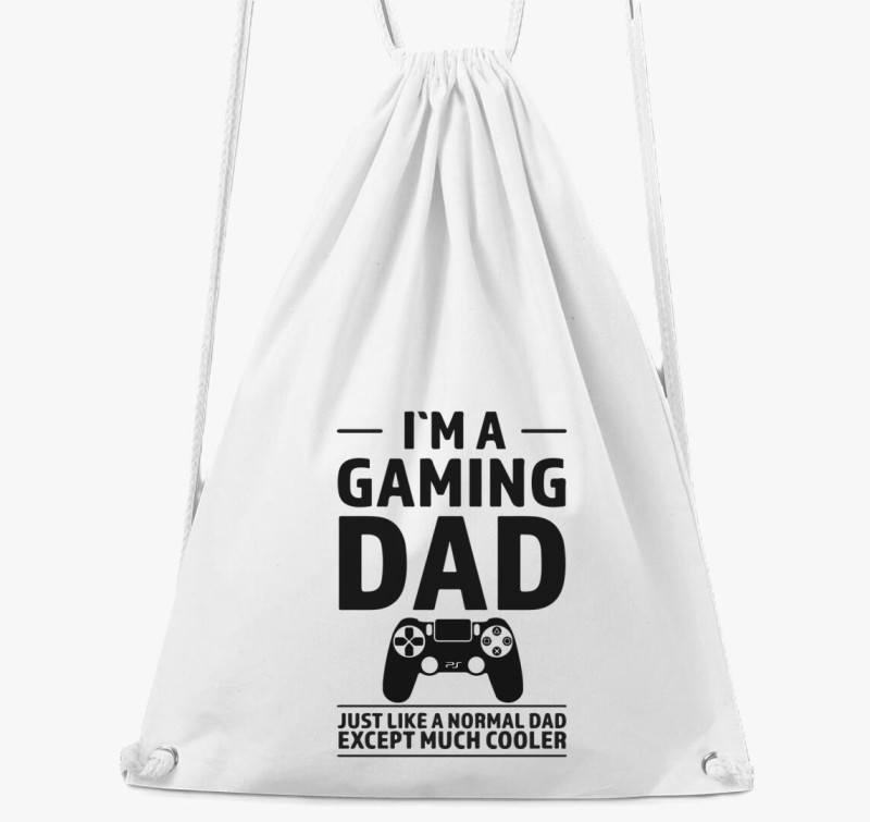 Gamer apuka tornazsák — Fehér