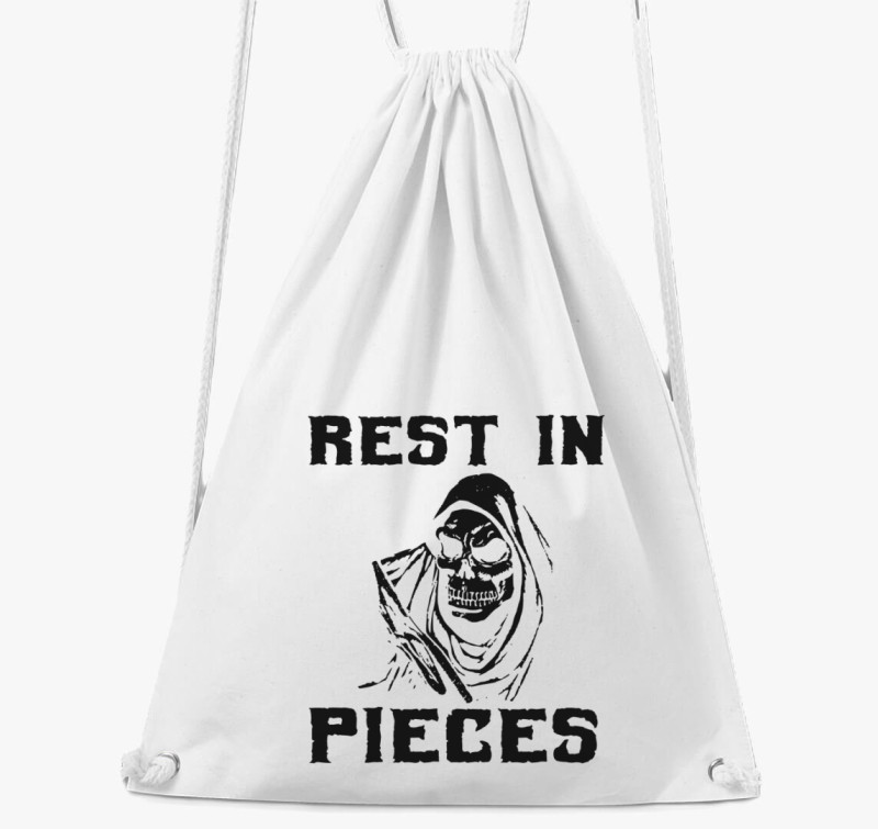 Rest in Pieces tornazsák — Fehér