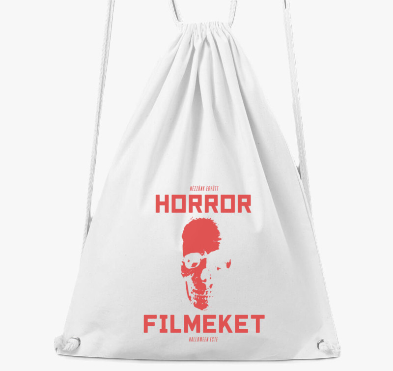 Nézzünk horror filmeket tornazsák — Fehér