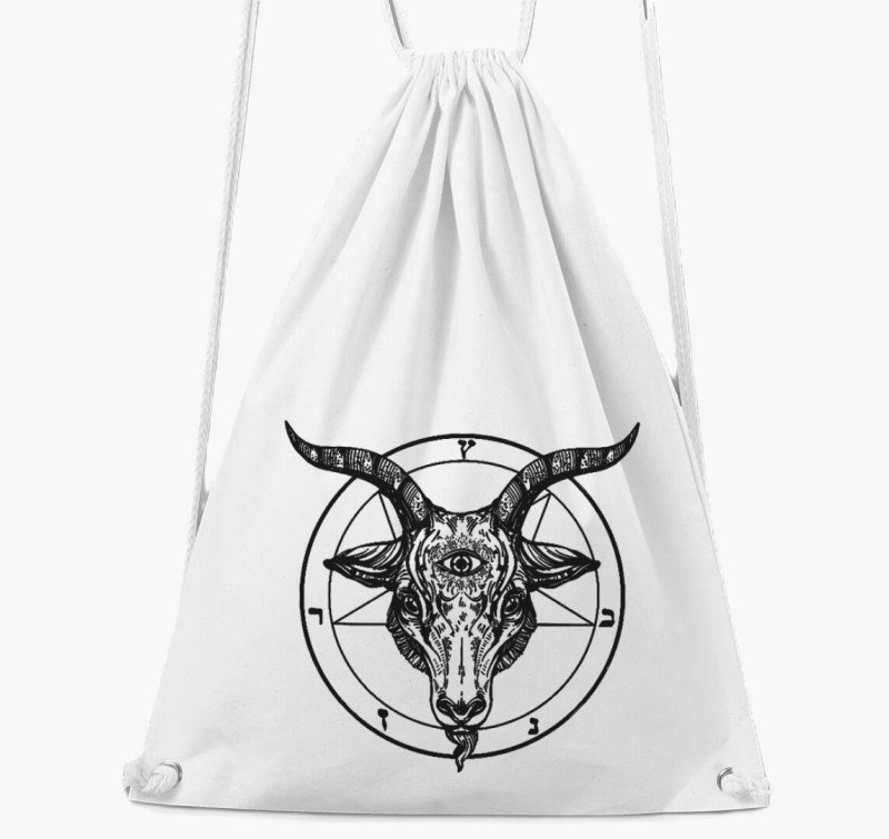 Baphomet tornazsák — Fehér