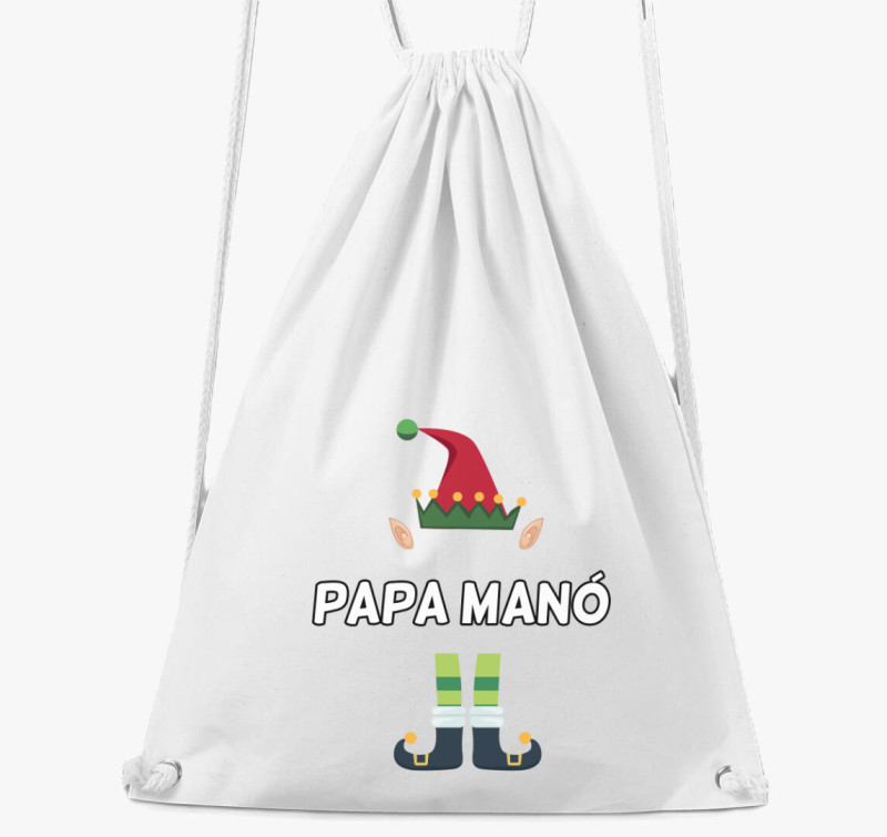 Papa manó tornazsák — Fehér
