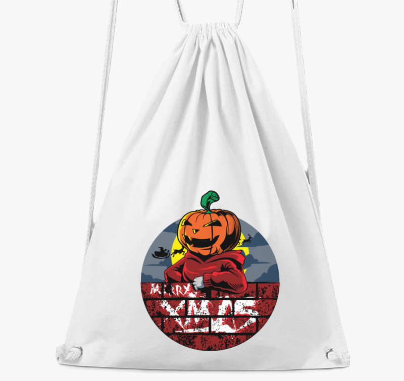 Halloween-i karácsony tornazsák — Fehér
