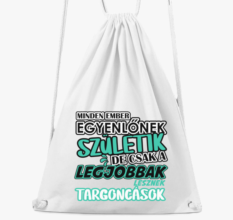 Egyenlőnek születik targoncás tornazsák — Fehér