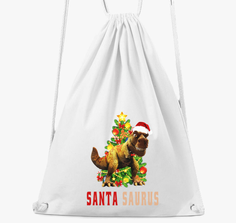 Santa Saurous tornazsák — Fehér