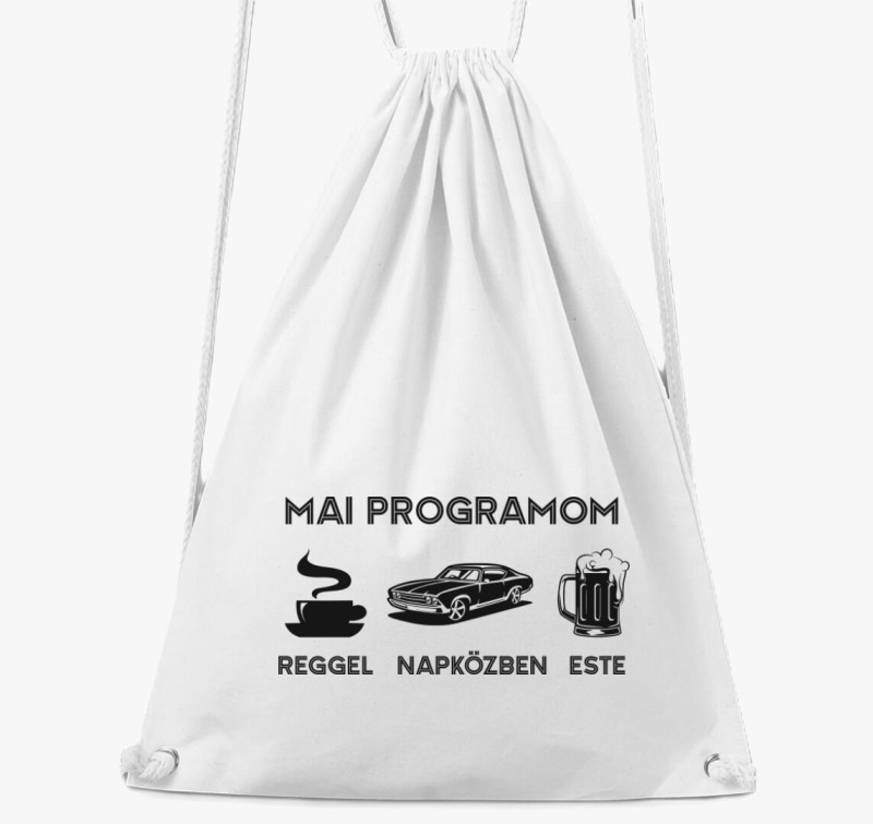 Napirend mai programom autózás tornazsák — Fehér