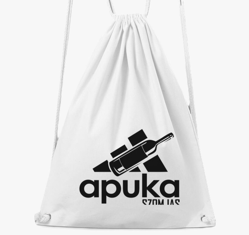 Apuka ivós márkás tornazsák — Fehér