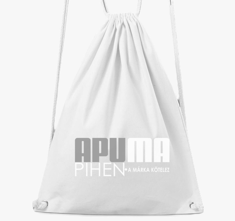 Apuma pihen márkás tornazsák — Fehér
