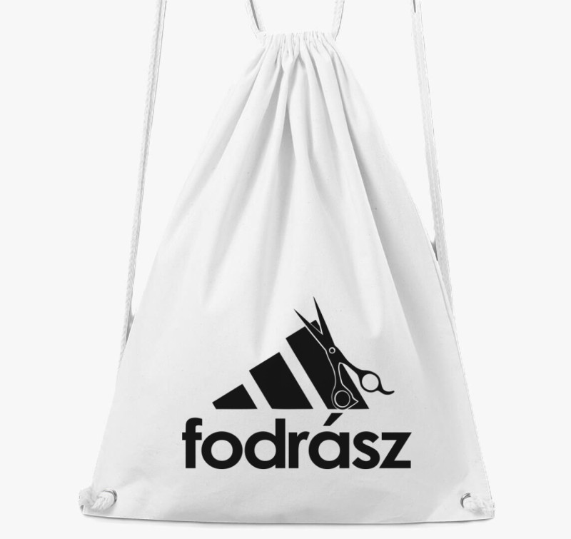 Fodrász márkás tornazsák — Fehér
