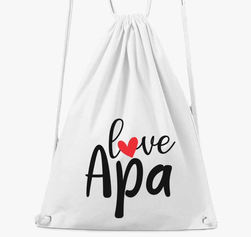 Love Apa tornazsák — Fehér