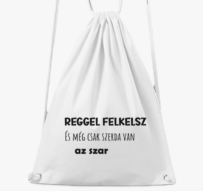 Szerda tornazsák — Fehér