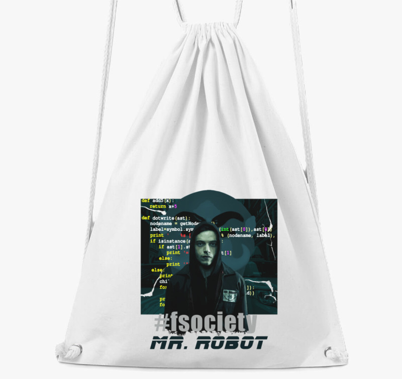Mr. Robot tornazsák — Fehér