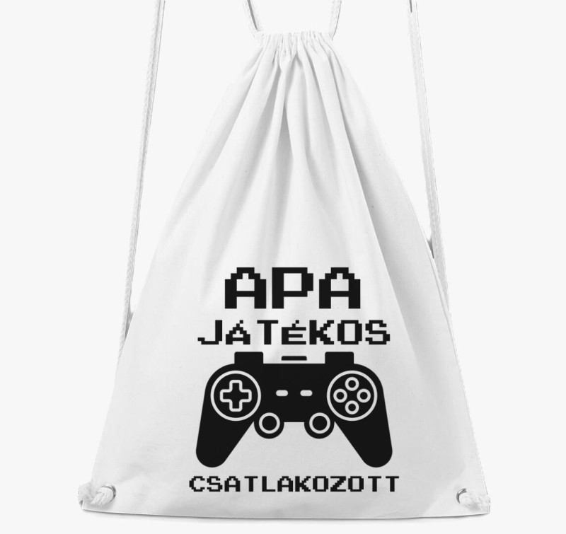 Apa játékos csatlakozott tornazsák — Fehér